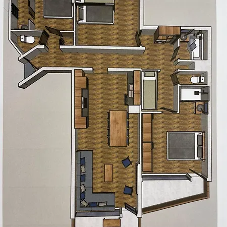 Appartement Skis Aux Pieds - 9 Personnes - Val Thorens